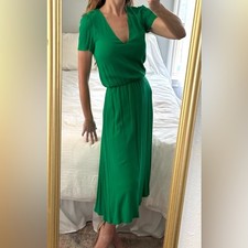 NWT Wayf Emerald Green Midi Dress picture