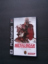 Konami Metal Gear Solid (Sony PlayStation 1 PS1) Case & Manual NTSC-U/C 1998 picture