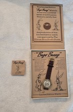 Vintage 1996 Bugs Bunny Watch Warner Bro Studio Store Limited Edition Unworn Box picture
