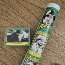 1981 Indiana Jones Topps Trading Card Full Set Poster Raiders of Lost Ark 22x28 picture