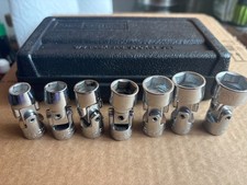 Vintage Sears Craftsman No. 43812 8-Piece (with original storage case) 3/8” Flex picture