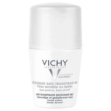 Vichy 48H Anti-Perspirant Deodorant Sensitive Skin Roll-on 2 x 50ml NEW, FRESH picture