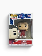 Funko Pop Rocks Logic #198 Vinyl Figure Rapper Red Jumpsuit Music Collectible picture