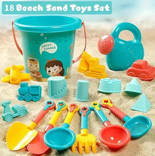 18pcs Kids Beach Sand Toy Set – Outdoor Pool & Holiday Play Tools - NEW picture