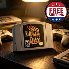 Conker's Bad Fur Day N64 Cartridge – Tested Working, No Box picture