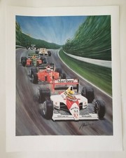 F1 Formula One Auto Motorsports Car Art PRINT by Artist BILL PATTERSON 24