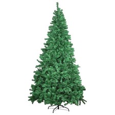 7FT Pencil Artificial Christmas Tree 1000 PVC Tips Metal Stand Slim Xmas Decor picture
