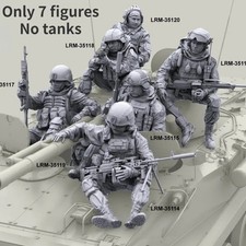 1/35 Modern Special Forces Soldiers RESIN FIGURE MODEL KIT Unassembled Unpainted picture