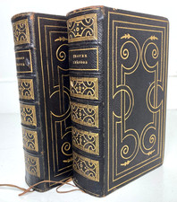 1834-35 Prayer Book Proper Lessons 2 Vols Hatchard Black Morocco Gilt Oxford picture