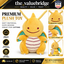 Ditto Cosplay Dragonite Plush Toy Pokemon Soft Stuffed Collectible Gift picture