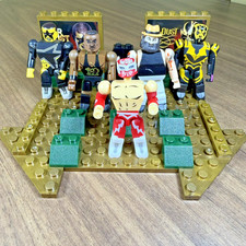 WWE StackDown C3 Construction Mini Figures - Lot of 5 Sin Cara Big E Bray Wyatt picture