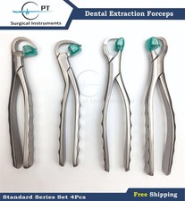 Physics Forceps Dental Extraction Standard Series Set Of 4 Pcs 40 Free Bumpers picture