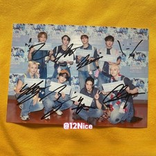 SKZ STRAY KIDS AUTOGRAPHED SIGNED GROUP PHOTO K-POP COLLECTIBLES 4*6 2026A #Nice picture