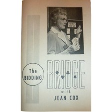 Vintage 1963 The Bidding Bridge with Jean Cox Instructional Booklet Card Game picture