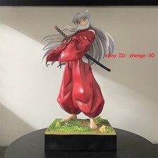 H34CM 1/6 Inuyasha Statue Painted Figure GK Model Collectible w/box Xmas Gift picture