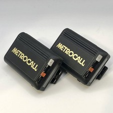 (2) Vintage Motorola Bravo Classic METROCALL Pagers Matching Freq 462.850MHz picture