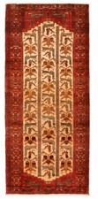 Vintage Traditional Hand-Knotted Area Rug 4'2