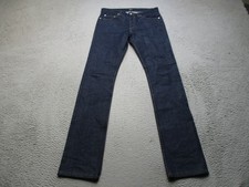 A.P.C. Petit New Cure H Jeans Mens 30 Tres Etroit Slim Fit Button Fly Raw Denim picture