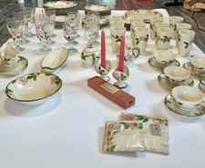 Vintage Franciscan Desert Rose HUGE Lot USA Made Plates Bowls Serving Pieces picture