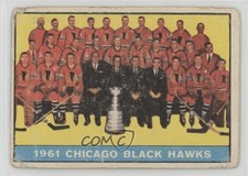 1961-62 Topps Chicago Blackhawks (Black Hawks) Team #42 16ez picture