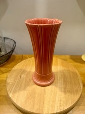 Fiesta Persimmon Bud Vase Fluted Homer Laughlin picture