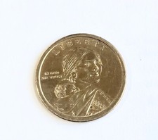 Coins Sacagawea 2009 p dollar. Almost mint condition. Great luster, fine detail. picture