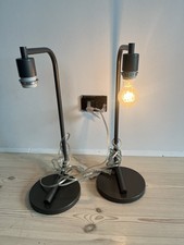 West Elm Modern Black Table Desk Lamp Minimalist Industrial Adjustable picture