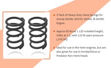 2PCS GX240/GX390/Predator 420 Heavy Duty 50# Valve Springs picture