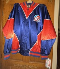 VTG 1990s Nutmeg Mills Satin NASCAR Mark Martin #6 Racing Jacket NWT Deadstock picture
