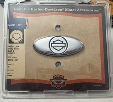 Harley Davidson Medallion Oval w/Bar & Shield #91716-02 Multi-Fit  New picture