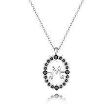 Wednesday Necklace Merchandise for Party Birthday Rotating Letter W Necklace M N picture