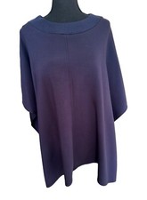 NWT Joh Poncho Cape Jersey Sweater M Soft Knit Fabric Relaxed Fit Minimalist picture