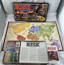1993 Risk Board Game by Parker Brothers Complete in Very Good Cond  picture