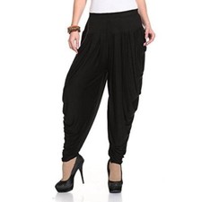Diwali Special Women's Viscose Black Dhoti Pant  picture