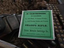 Reproduction vintage Sharps .45-70 UMC Cartridge Box picture