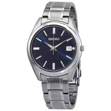 Seiko Men's Classic Quartz Blue Dial Watch - SUR309P1 NEW picture