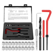 25Pcs M7x1 Thread Repair Kit Stainless Steel Twisted Drill Wrench Threaded In... picture