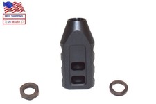 6.5 Creedmoor Tanker Style 5/8x24 thread 308 Muzzle Brake with Crush Washer picture
