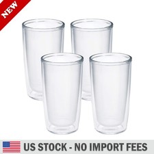 Tervis Crystal Clear Collection 16oz Tumbler Insulated Drinkware Made in USA picture