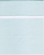 25 Blank Check Stock Paper - Check on Top - Green Diamond picture