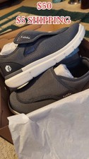 FitVille EasyTop Wings V2 Men's Gray Slip-On Walking Sneakers Arch Support. picture