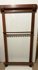 Vintage Brunswick-Balke-Collender Wood Billiard Cue Rack holds 12 cues picture