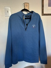 124th U.S. Amateur Hazeltine Azure Quarter Zip Size Adult Men's Large Golfwear picture