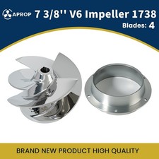 7 3/8'' V6 Part No.1738 Jet Pump Impeller+1431 Flanged Liner For Large Series picture