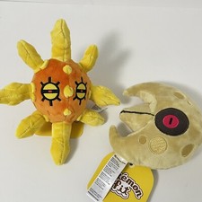 Pokemon Sitting Cuties Plush Lunatone & Solrock Stuffed Toy Japan Set of 2 picture