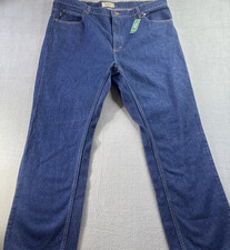 L.L. Bean Double L Jeans Men's 40x30 Standard Fit Dark Wash NWT Classic Denim picture