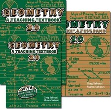 Geometry: A Teaching Textbook 2.0 Student Book and CDs - Spiral-bound - GOOD picture