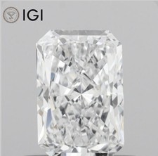 2.5 Ct Radiant Cut IGI Certified Lab Grown CVD Diamond G Color VS1 Clarity   picture