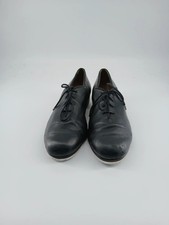 Bloch TechnoTap Tap Shoes Womens 7.5 Black Leather Lace Up Dance Shoes picture