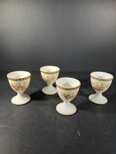 RARE Noritake Nippon Toki Kaisha #N928 Three Egg Cups Floral  NEW NEVER USED  picture